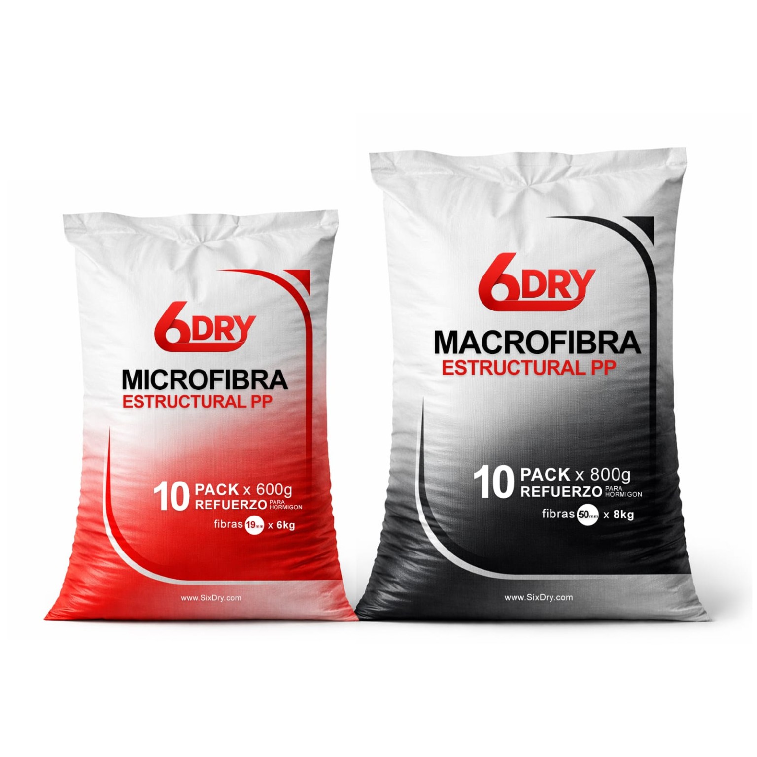 Fibras para hormigón SixDry